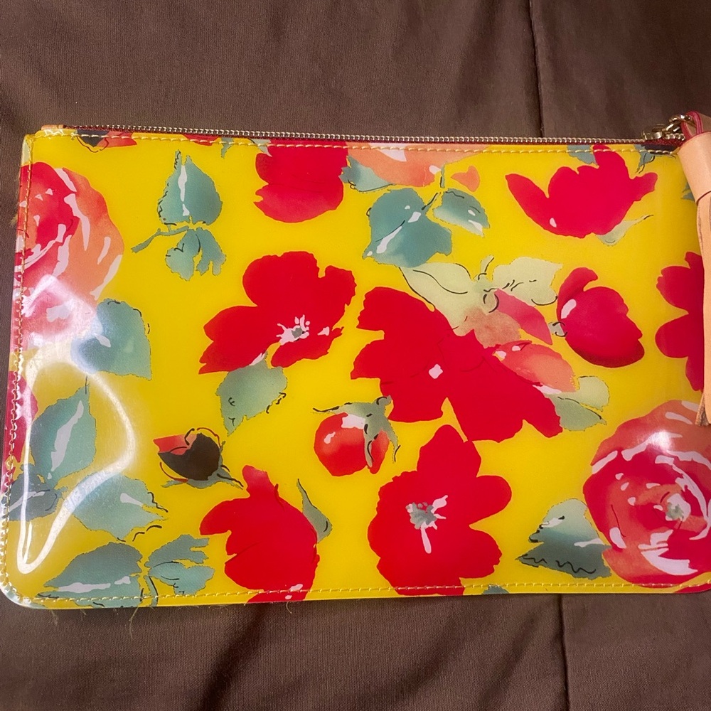 Dooney & Bourke  Bright Floral Clutch with Tassel - Picture 5 of 6